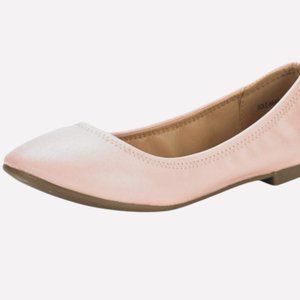 DREAM PAIRS Women's Sole-Happy Ballerina Walking Flats Shoes 6.5 (M) Pink